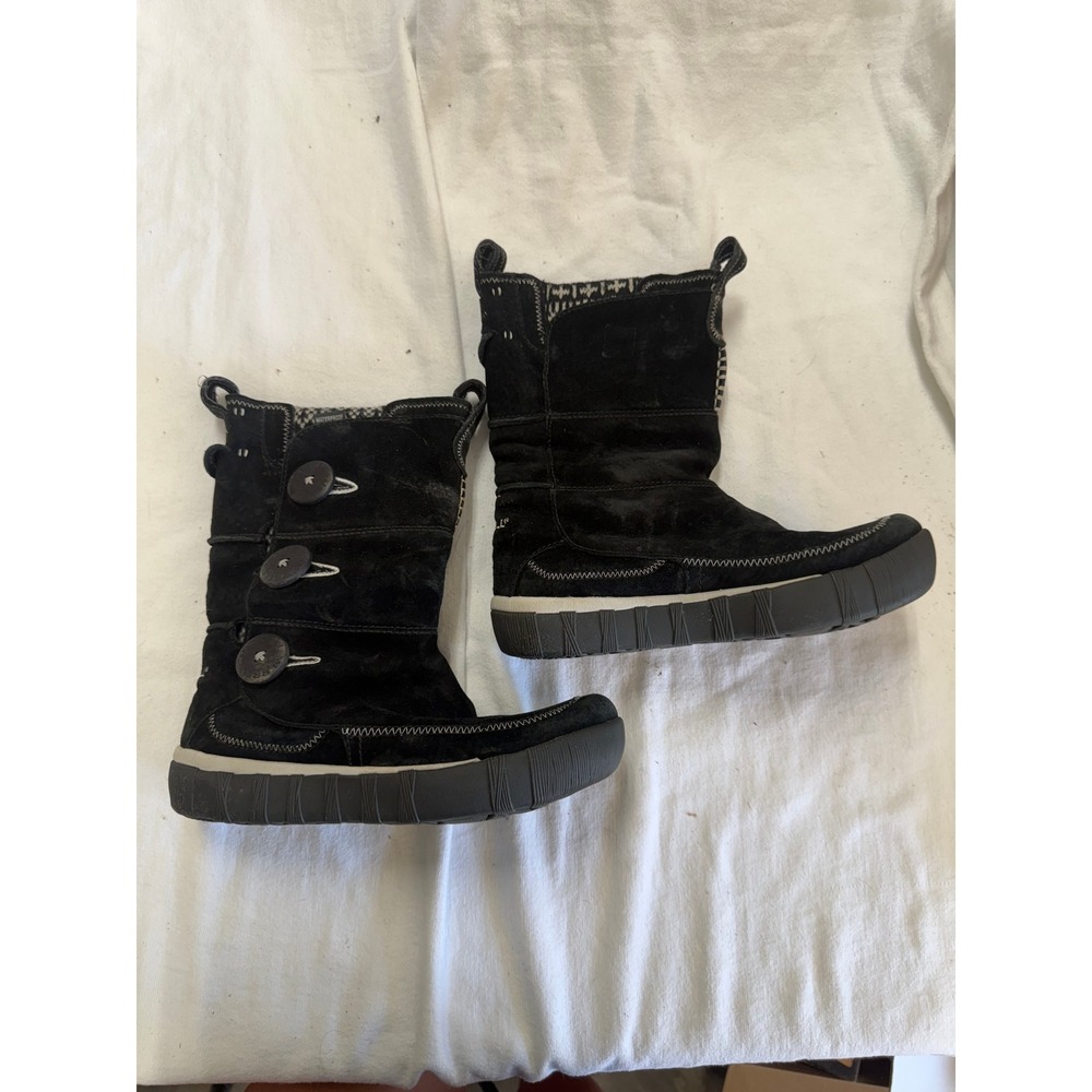 Merrell Tempest High Black Suede Waterproof Winter Boots Womens 7 J75188
